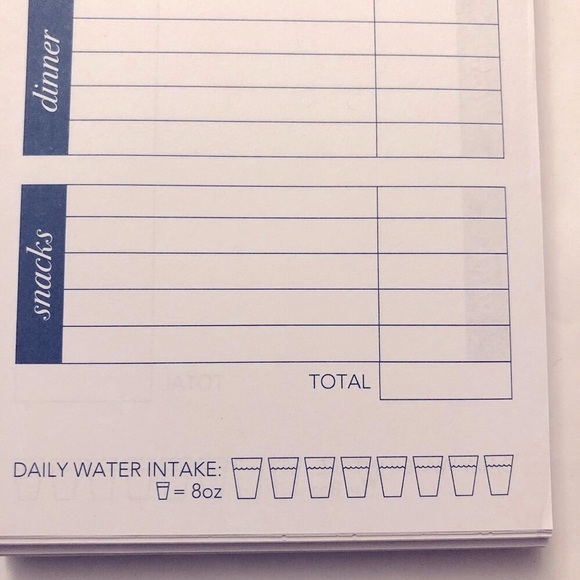 JUVALE: DAILY FOOD INTAKE TRACKER NOTEBOOK. 10 PACK. 9x4 INCHES. NWOT. - Picture 3 of 10